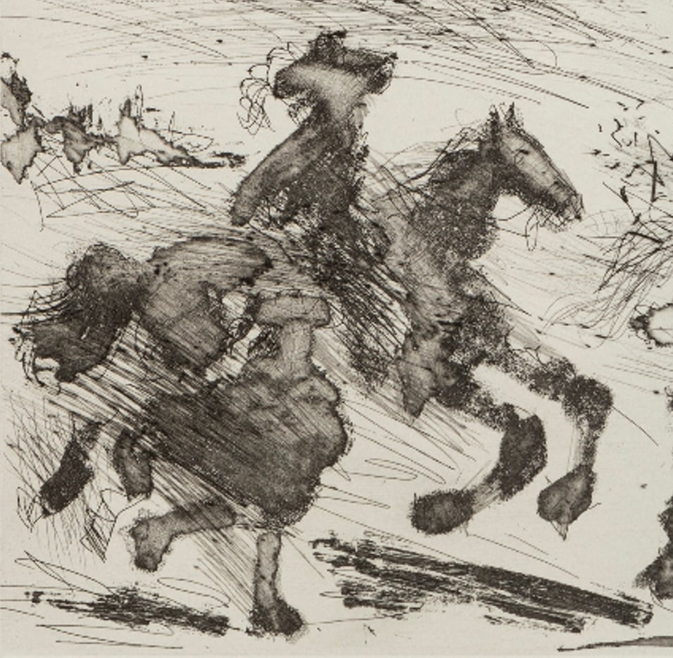 Picasso, The Pursuit of the Kidnapper, 1968, Etching - 4