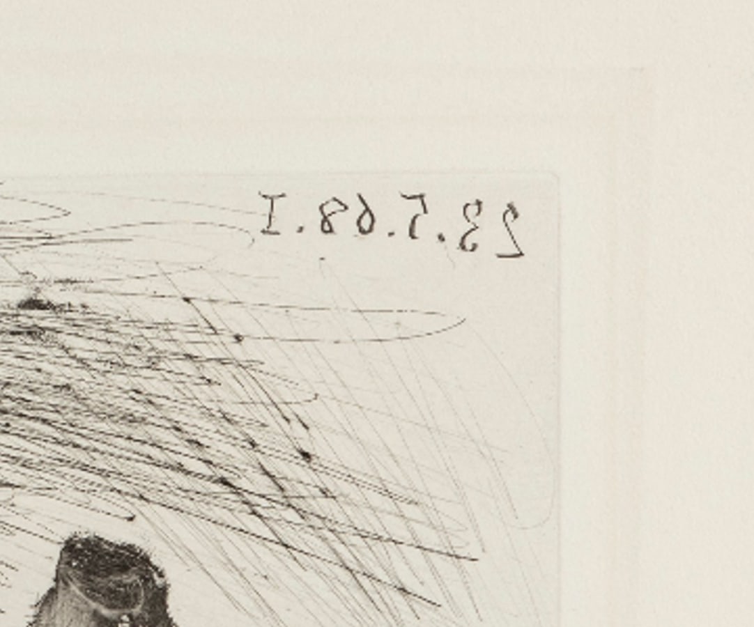 Picasso, The Pursuit of the Kidnapper, 1968, Etching - 6