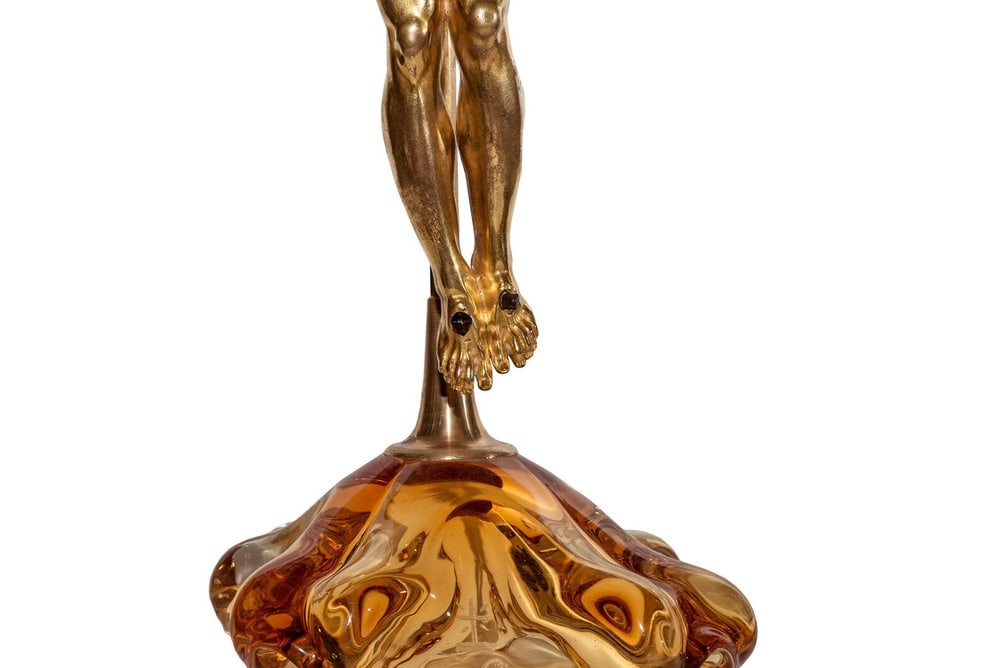 Corpus Christi Sculpture, 1800s, Gilded Bronze - 5