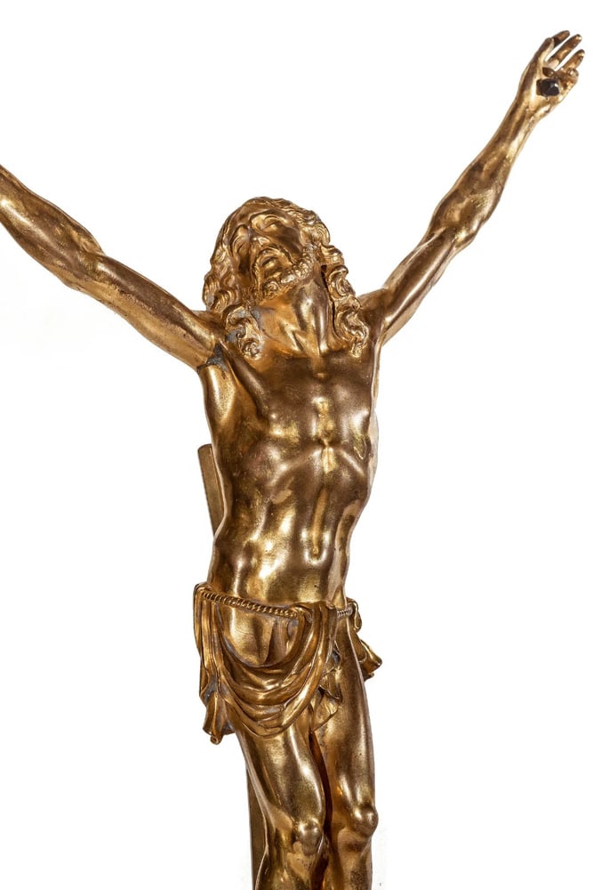 Corpus Christi Sculpture, 1800s, Gilded Bronze - 7