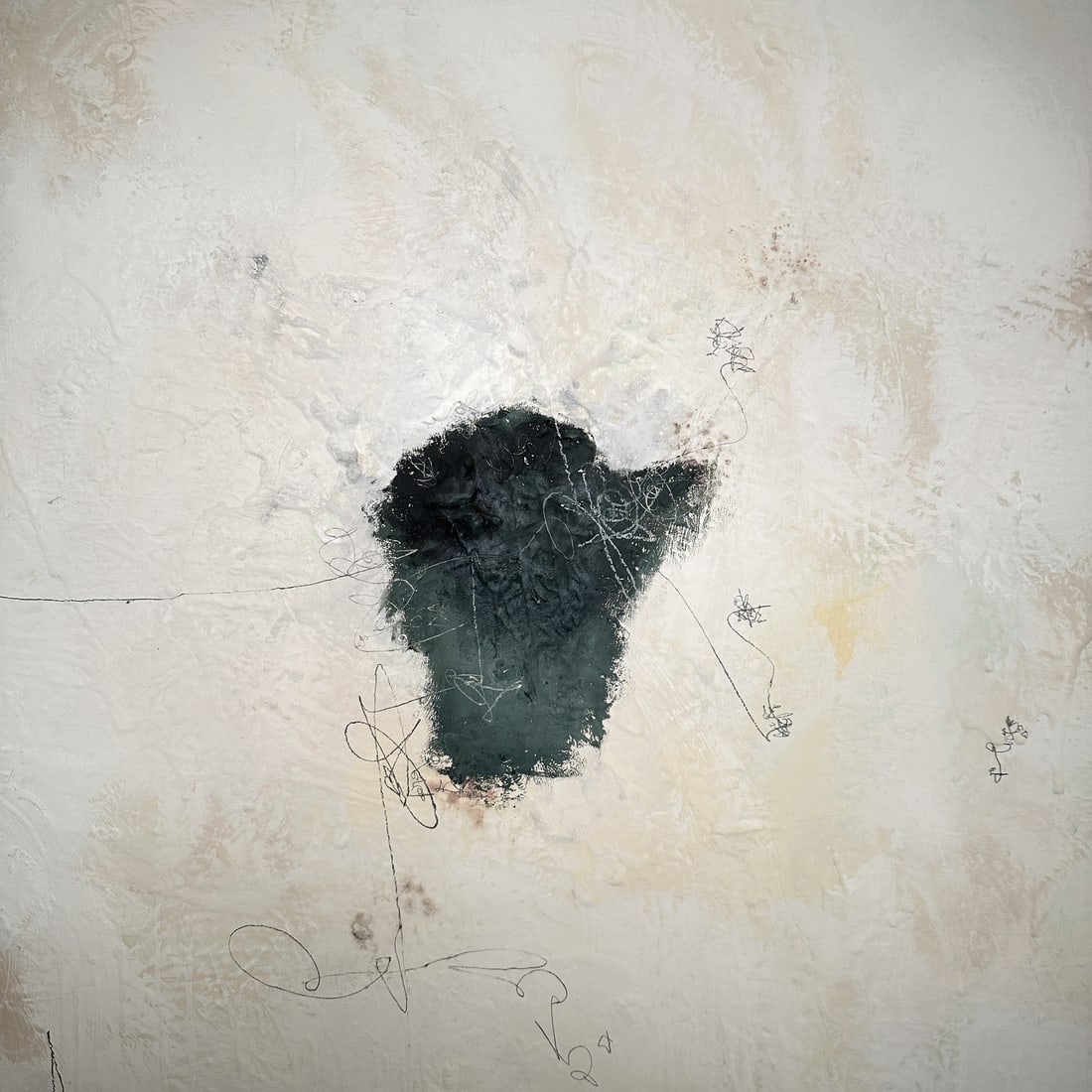 Bachmann, Abstract Composition, 2025, Mixed Media - 3