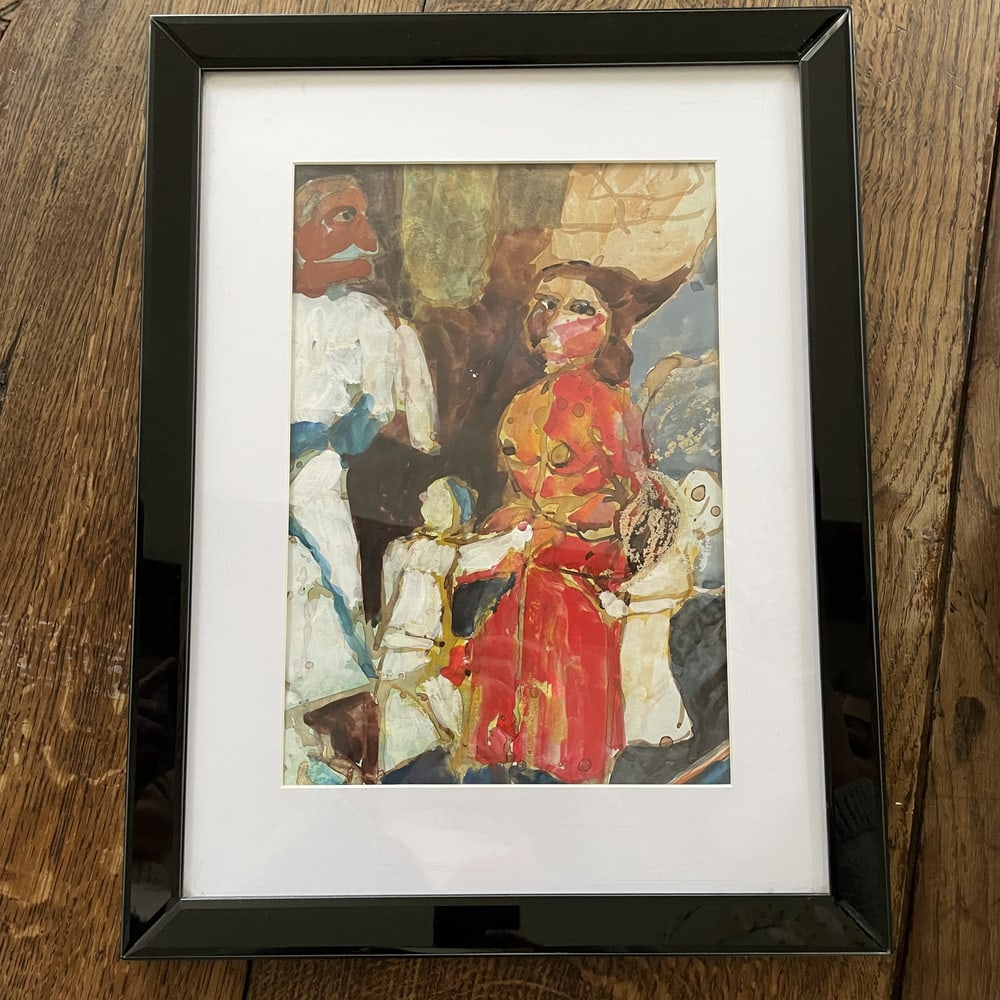 H. Misonne, Abstract Woman, 1890s-1910s, Painting - 2