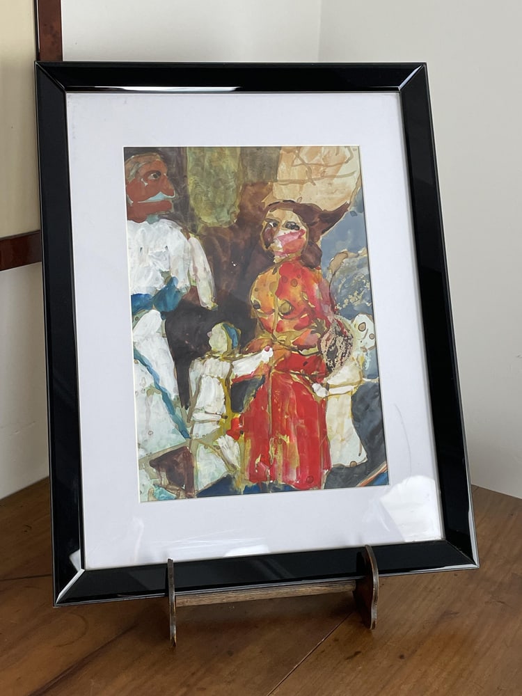 H. Misonne, Abstract Woman, 1890s-1910s, Painting - 4