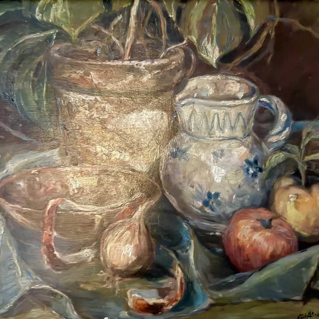 Kurt Schaefer, Still Life, 1942, Oil on Canvas, Framed - 2