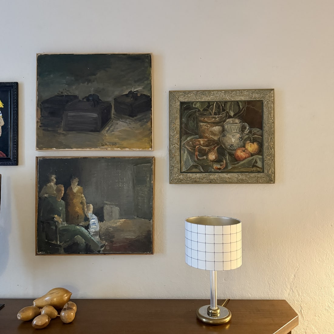 Kurt Schaefer, Still Life, 1942, Oil on Canvas, Framed - 4