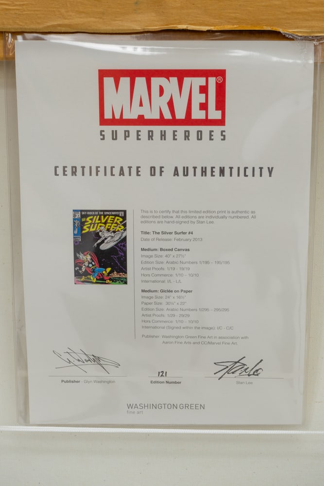 Stan Lee, The Silver Surfer #4, Art Print - 9