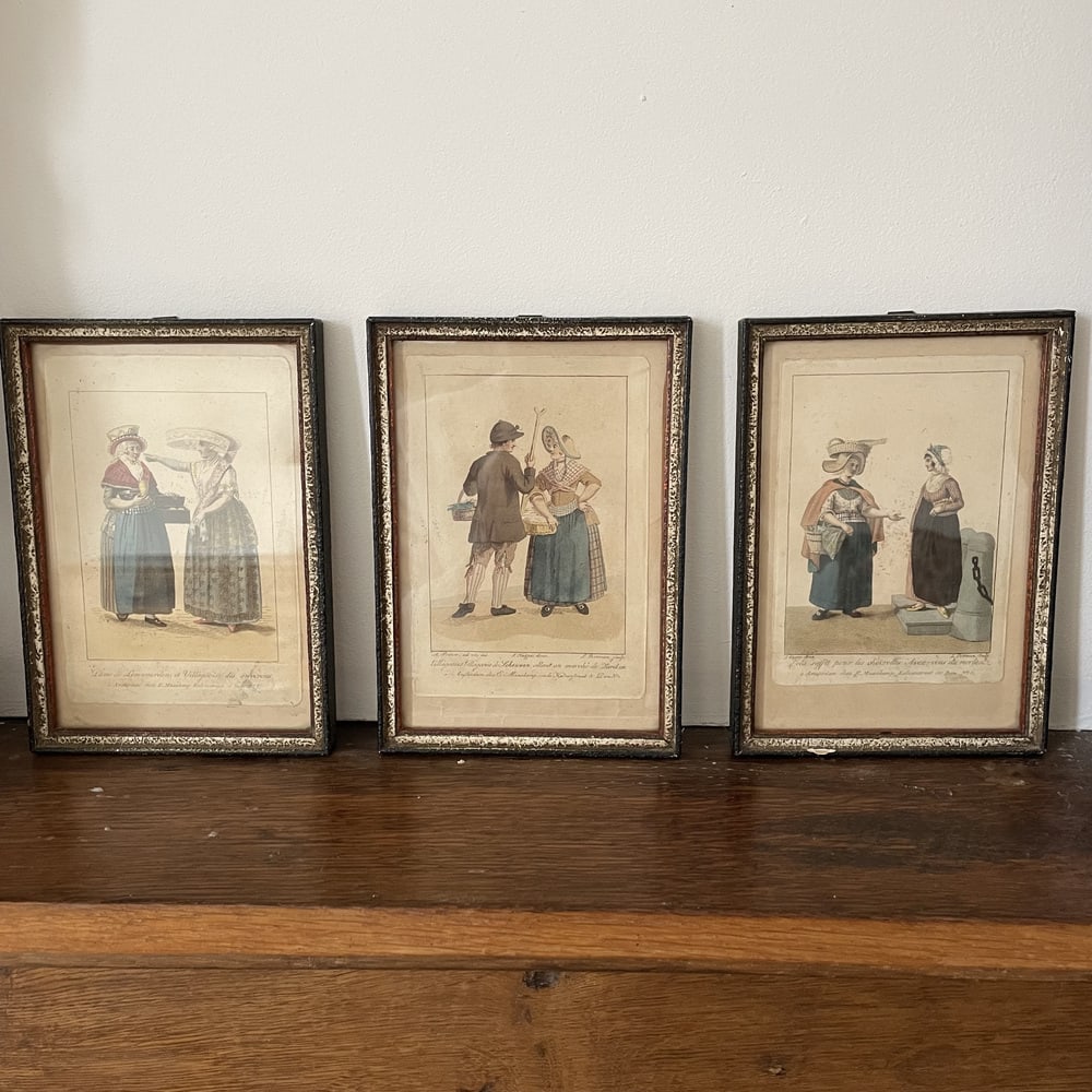 Professions Regions of the Netherland, 1800s, Set of 3 - 2