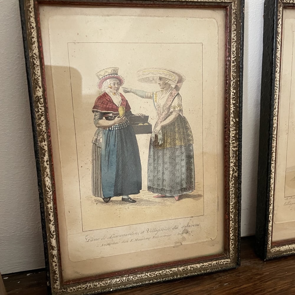 Professions Regions of the Netherland, 1800s, Set of 3 - 7