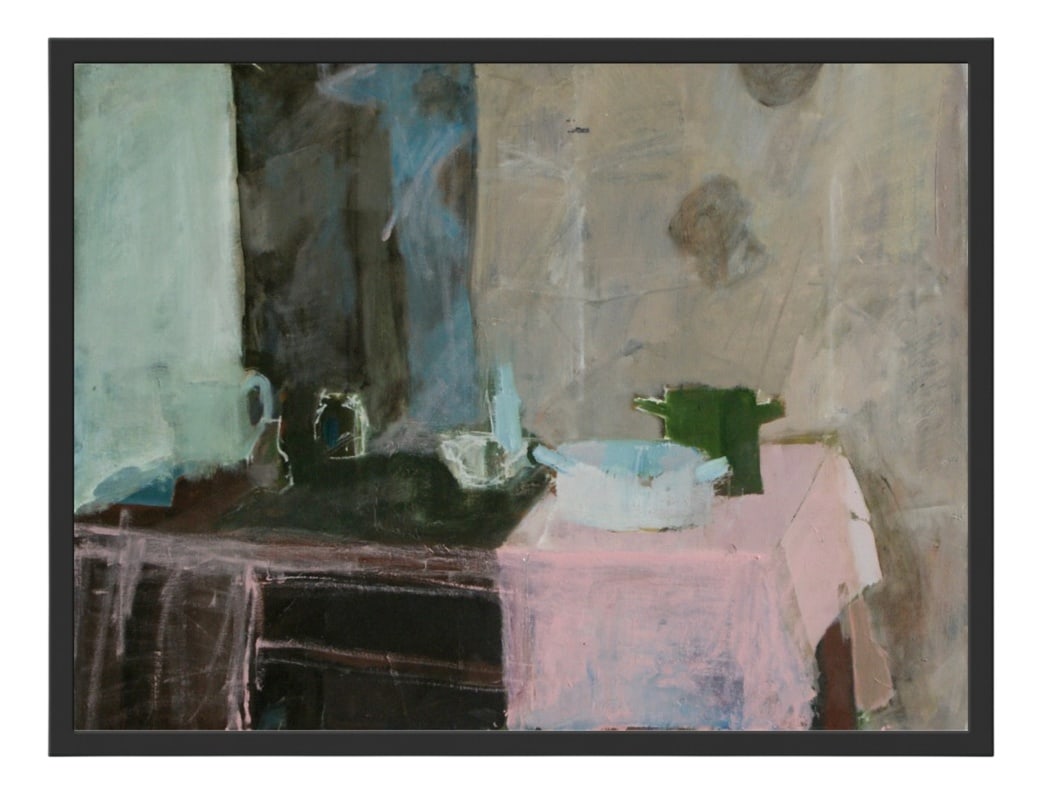 Krzysztof Lyzyn, Still Life, Oil on Cardboard: Krzysztof Łyżyń, born in 1974 in Jarosław, is a versatile artist and designer whose career blends artistic craftsmanship with academic rigor. After graduating from the Technical Sc