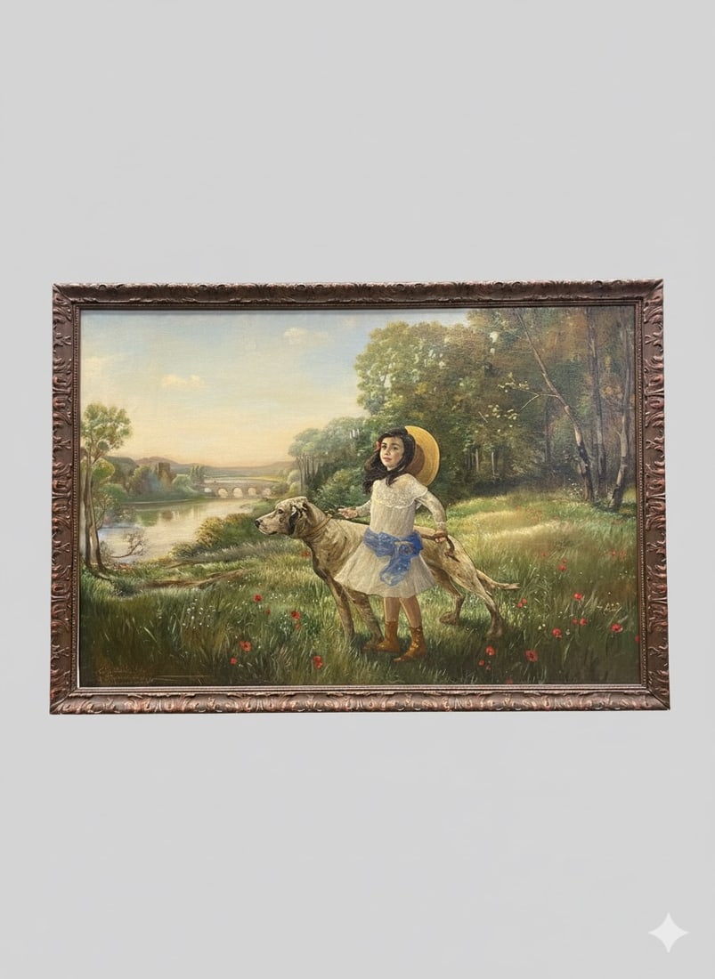 William Brock, Towards the Close of Day, 1907, Oil on Canvas - 2