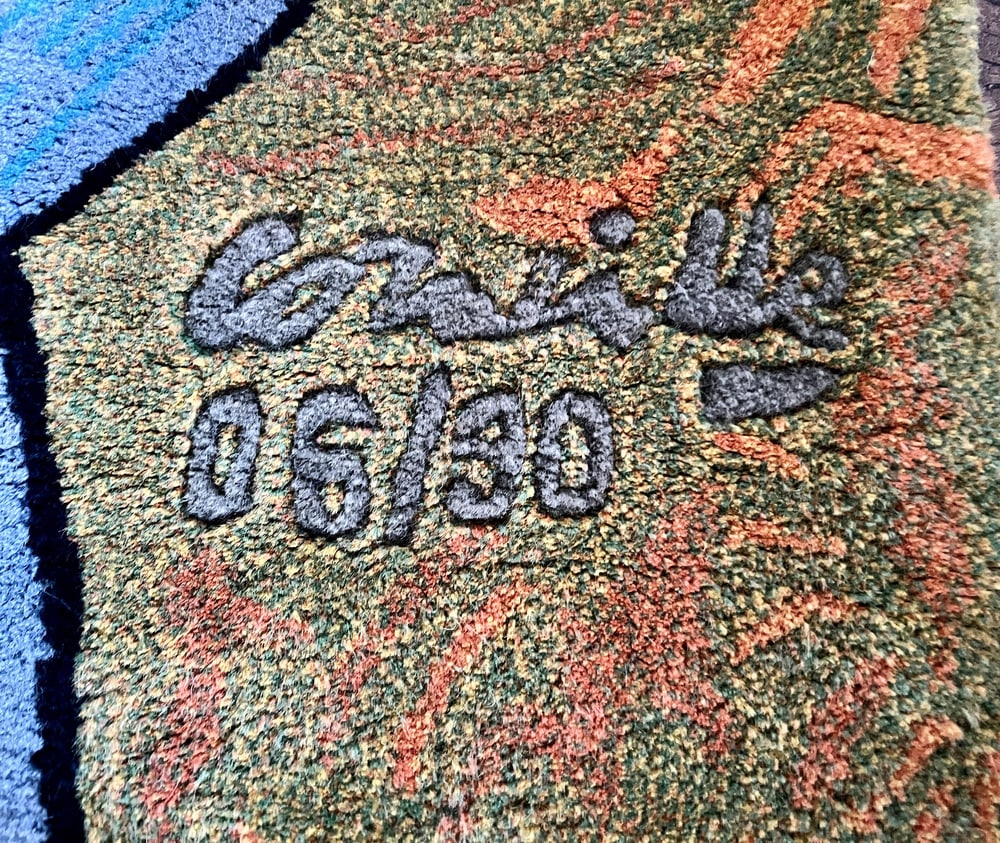 Le Chat La Lune et Le Soleil Rug, Corneille, 1970s - 3