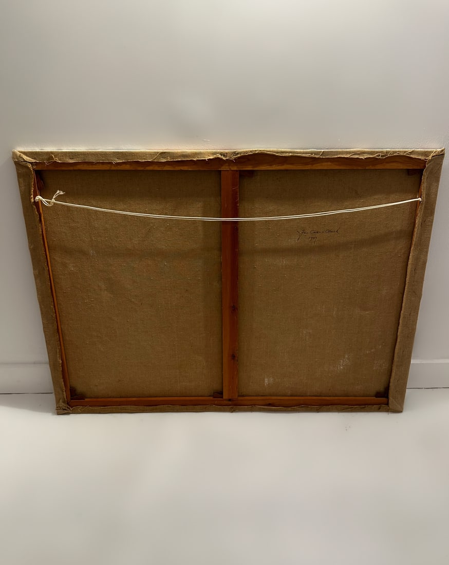 Jon Atac, Expression 2, 1989, Large Oil on Canvas - 12