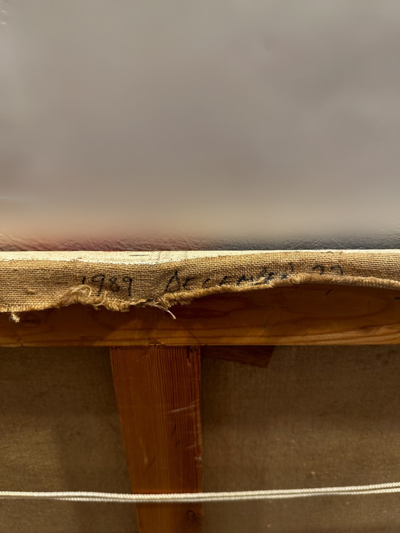 Jon Atac, Expression 2, 1989, Large Oil on Canvas - 13