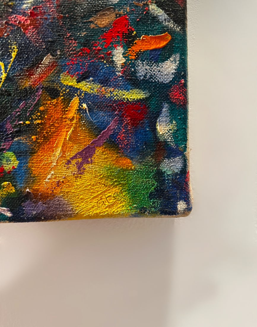 Jon Atac, Expression 2, 1989, Large Oil on Canvas - 9