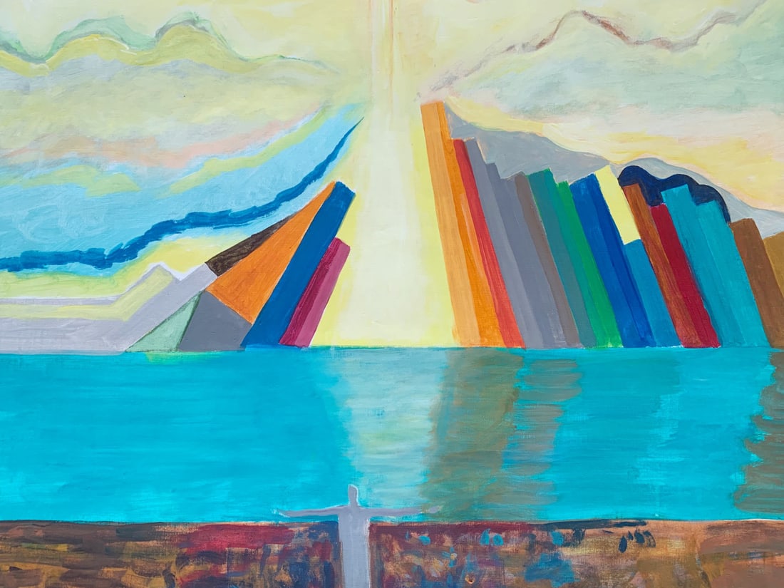 Iszchan Nazarian, Desire for Heaven, 2018, Acrylic - 3