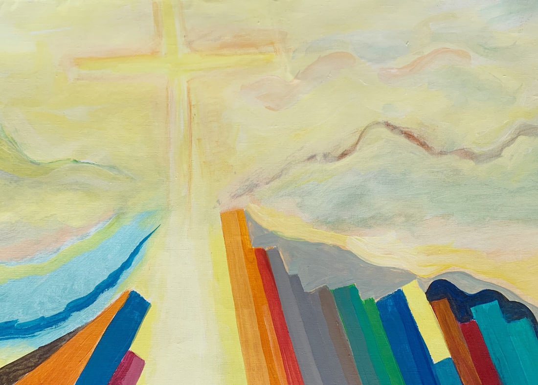 Iszchan Nazarian, Desire for Heaven, 2018, Acrylic - 5