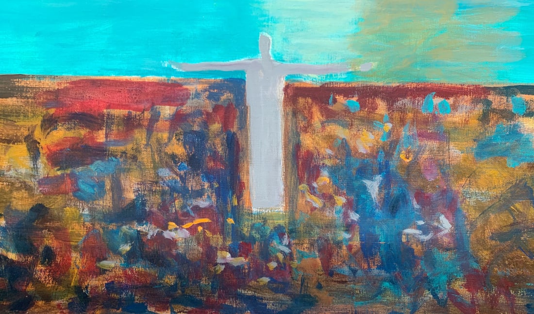 Iszchan Nazarian, Desire for Heaven, 2018, Acrylic - 6