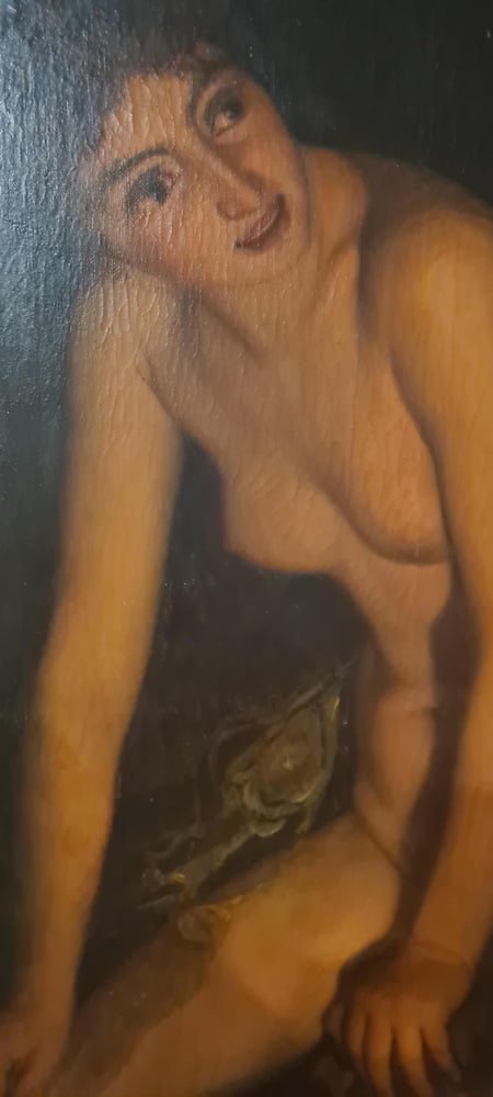 Cesare Ghirardi, Adonis' Mother Myrrha, 1869, Oil - 3