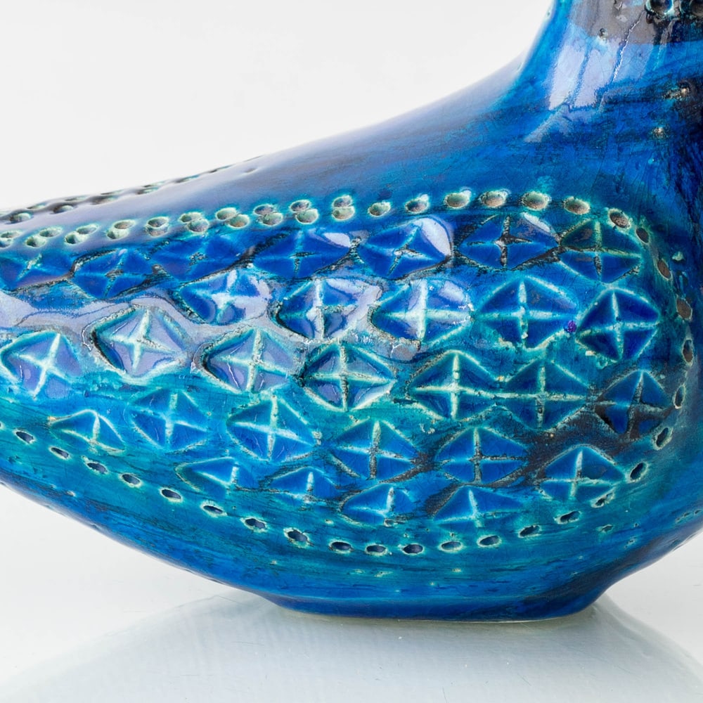 Rimini Blu Ceramic Dove Sculpture by Londi for Bitossi - 10