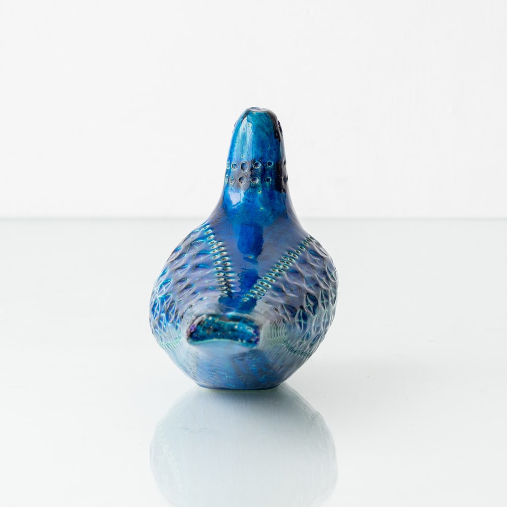 Rimini Blu Ceramic Dove Sculpture by Londi for Bitossi - 11