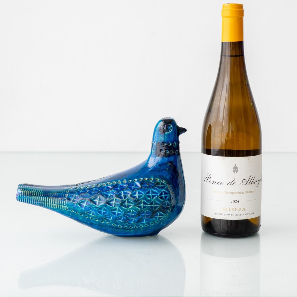 Rimini Blu Ceramic Dove Sculpture by Londi for Bitossi - 13