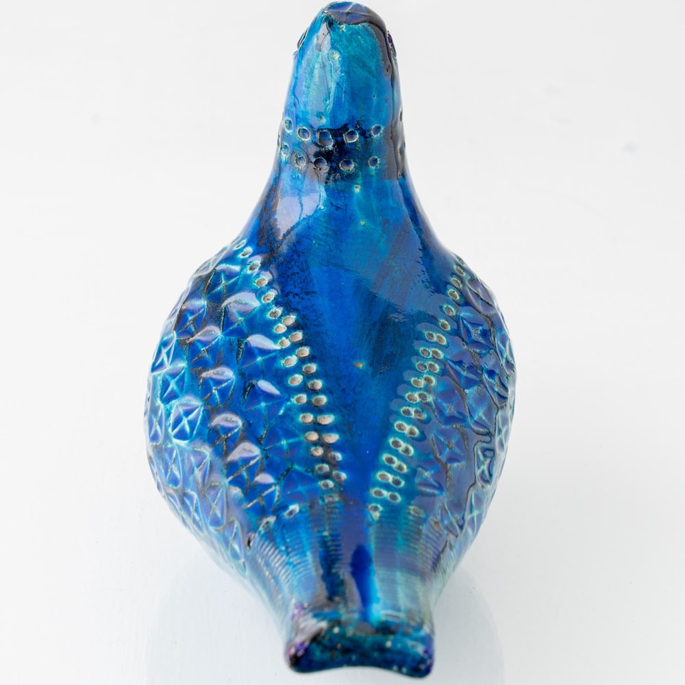 Rimini Blu Ceramic Dove Sculpture by Londi for Bitossi - 7