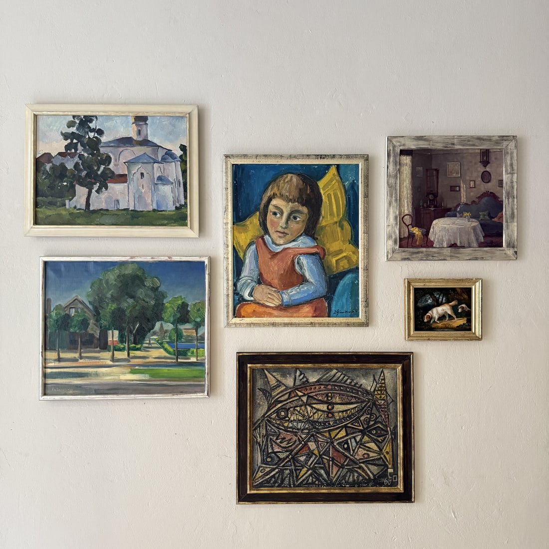 Unknown, Untitled, 1968, Chalk & Acrylic, Framed - 6