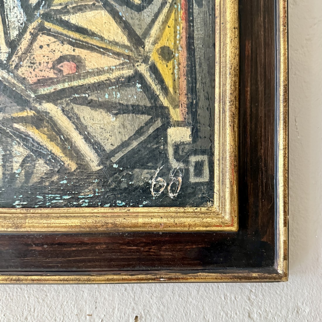 Unknown, Untitled, 1968, Chalk & Acrylic, Framed - 8