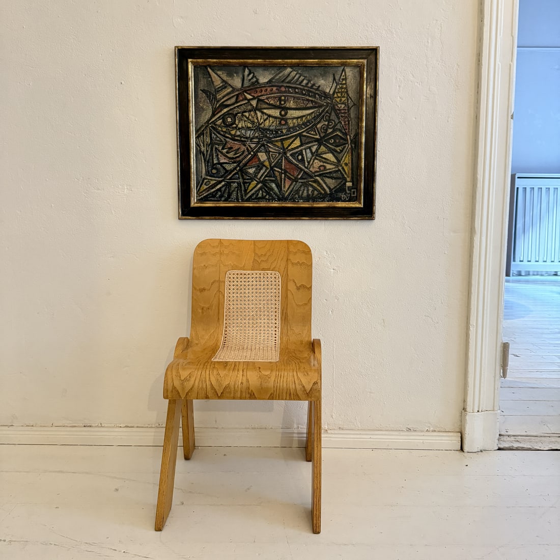 Unknown, Untitled, 1968, Chalk & Acrylic, Framed - 9