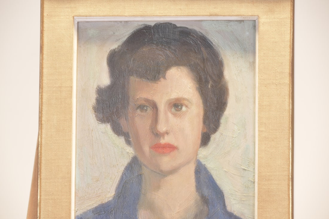 F. Christophe, Untitled, 1050s, Oil Painting - 2