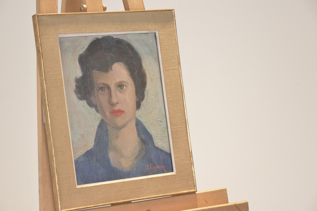 F. Christophe, Untitled, 1050s, Oil Painting - 4