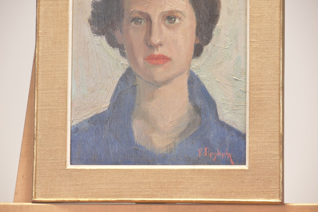 F. Christophe, Untitled, 1050s, Oil Painting - 6