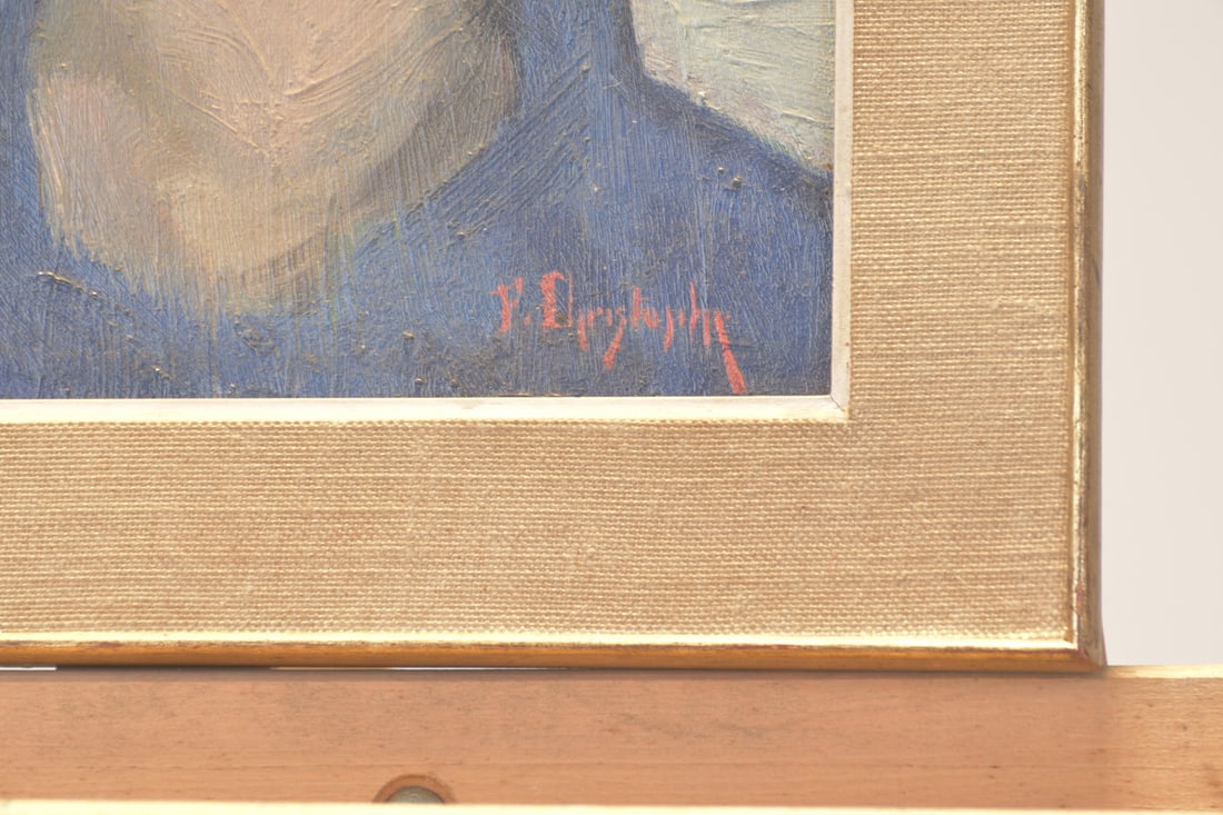 F. Christophe, Untitled, 1050s, Oil Painting - 7