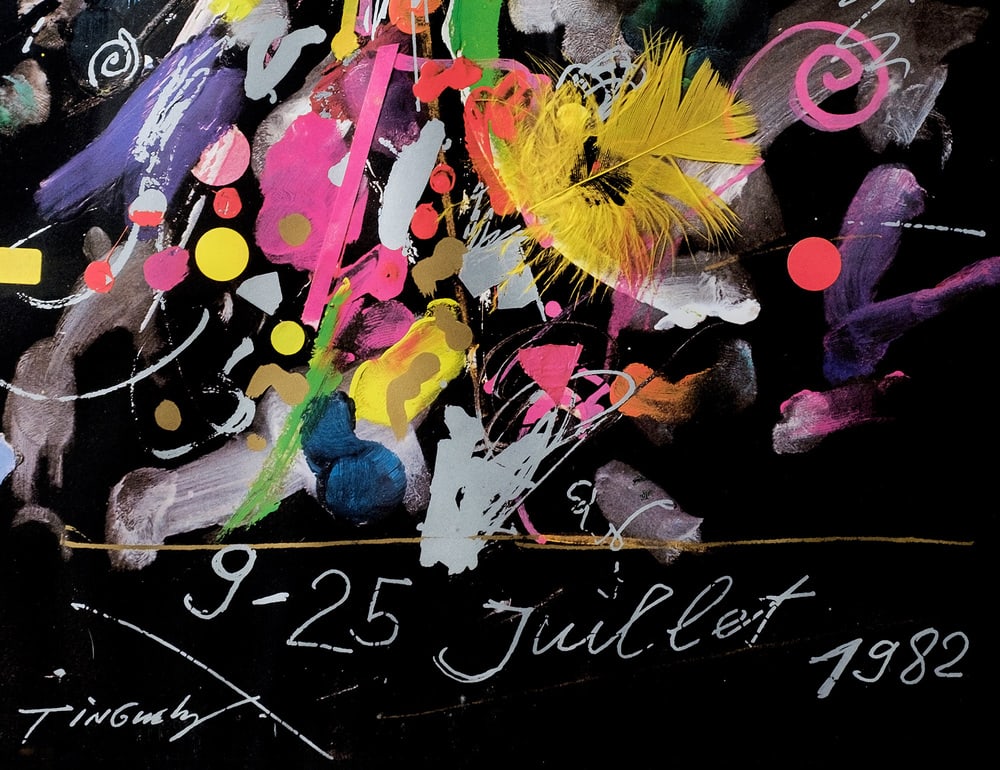 Jean Tinguely, Montreux Jazz Festival 1982, Silkscreen - 2