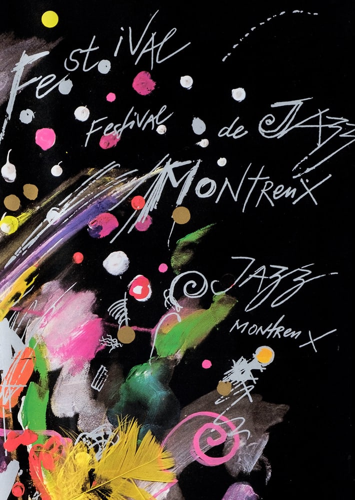 Jean Tinguely, Montreux Jazz Festival 1982, Silkscreen - 4