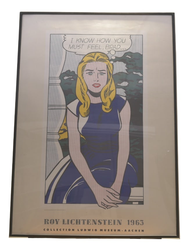 Roy Lichtenstein, I Know How You Must Feel Brad, 1963: Roy Lichtenstein (1923–1997) was one of the most influential figures of Pop Art. He became world-famous for his large-format paintings, which brought the style of industrial comics and