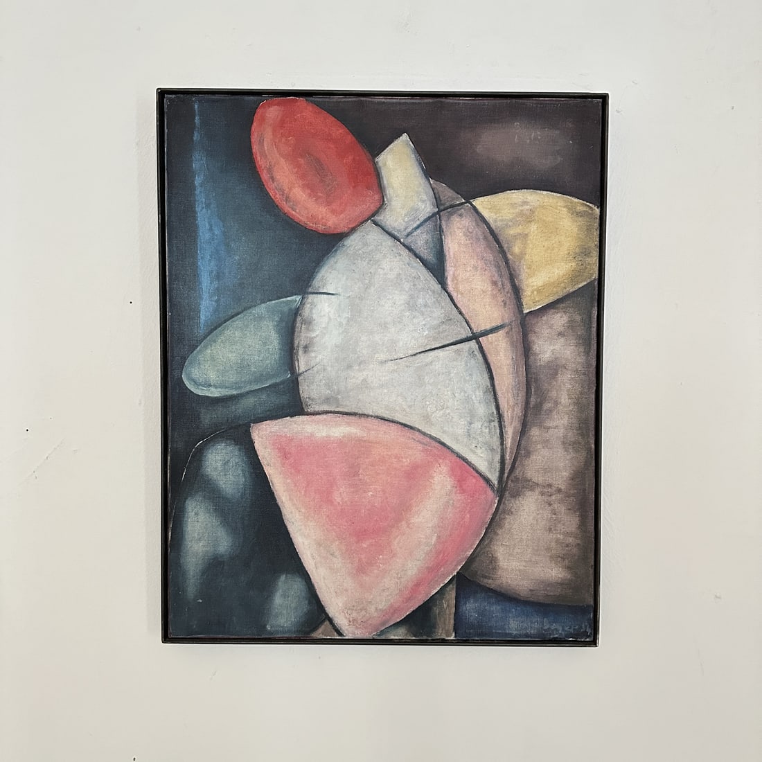Bayer, Abstract Geometric Composition, 1954, Oil - 3