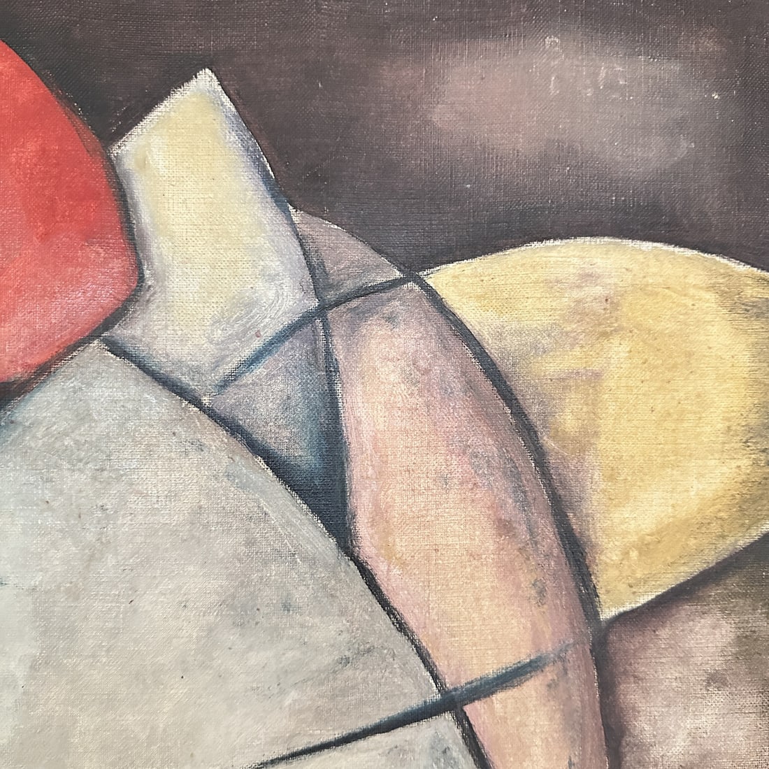 Bayer, Abstract Geometric Composition, 1954, Oil - 8