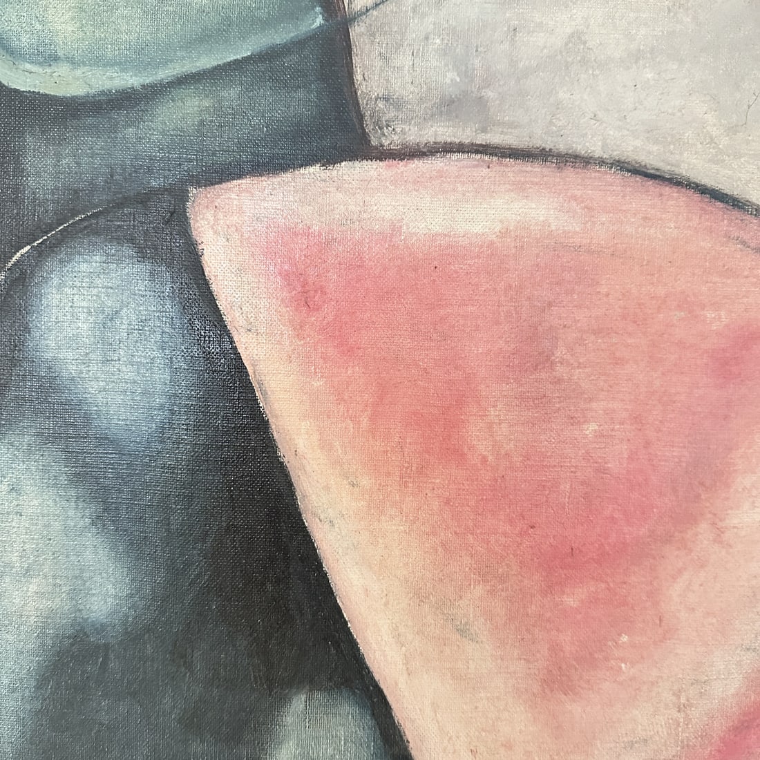 Bayer, Abstract Geometric Composition, 1954, Oil - 9