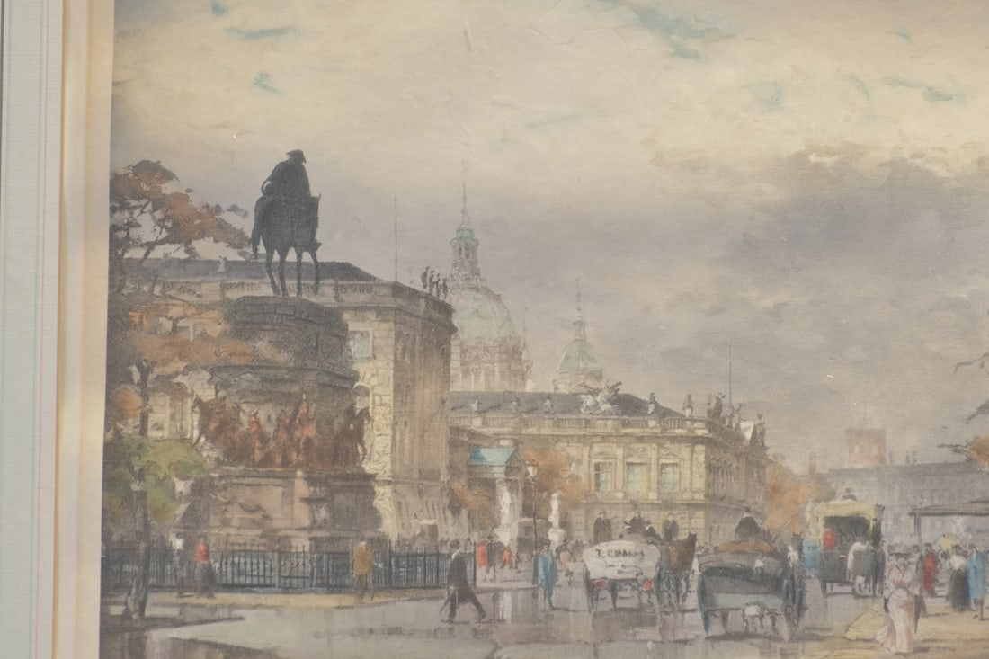 R, einhard BartschUnter den Linden, 1960, Lithograph - 7