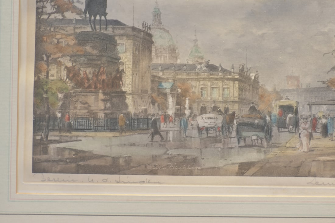 R, einhard BartschUnter den Linden, 1960, Lithograph - 8