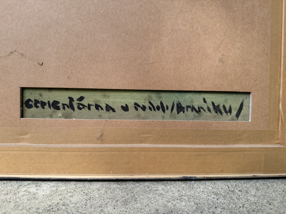 Large Expressionist Factory Painting, Poland - 7