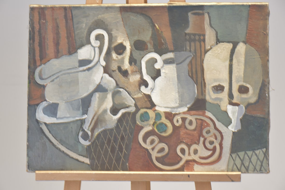 Still Life, Signed Wolf, 1953 - 4