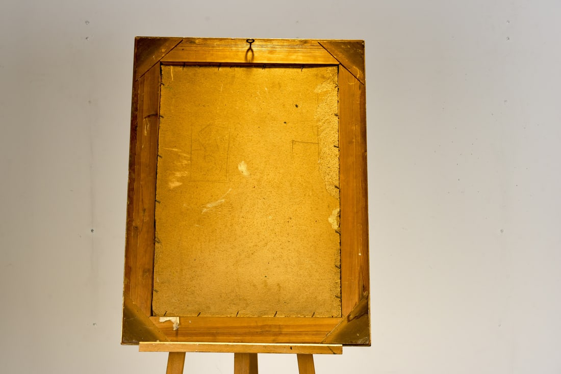 City View Berlin Street, 1925, Oil on Cardboard, Framed - 2