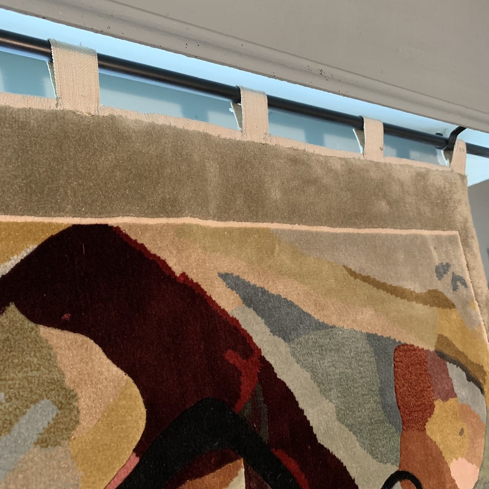 Silk Wall Rug after Painting by Kadinsky - 14