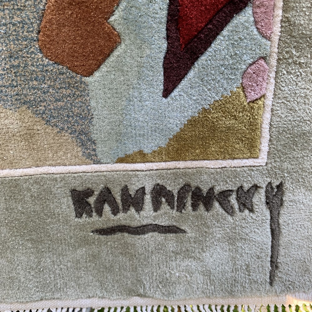 Silk Wall Rug after Painting by Kadinsky - 17