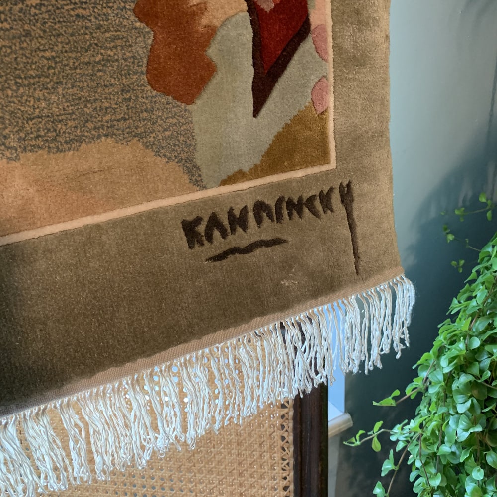 Silk Wall Rug after Painting by Kadinsky - 18