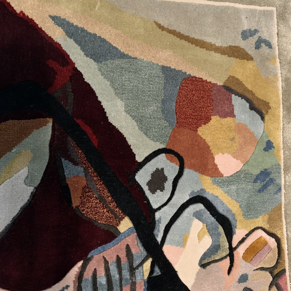 Silk Wall Rug after Painting by Kadinsky - 9