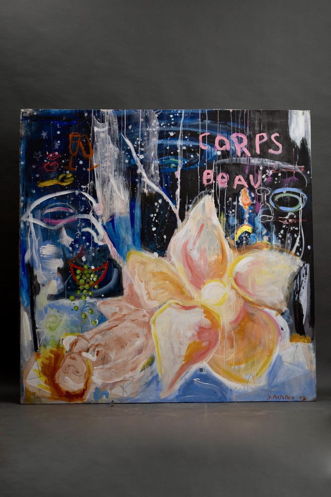 Delphine Perlstein, Body, 2009, Acrylic on Canvas - 2