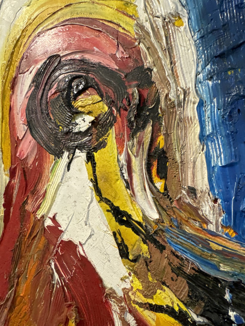 S. Badia, Cobra Movement, 1989, Oil on Canvas - 2